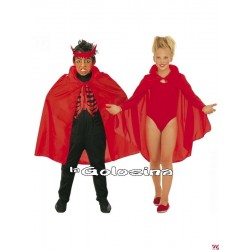 Capa infantil roja 90 cm de largura