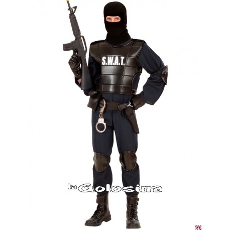 Disfraz Ad. S.W.A.T. (policia, antidisturbios).