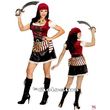 Comprar Disfraz Adulto Pirata Mujer Sexy Pañuelo Talla L