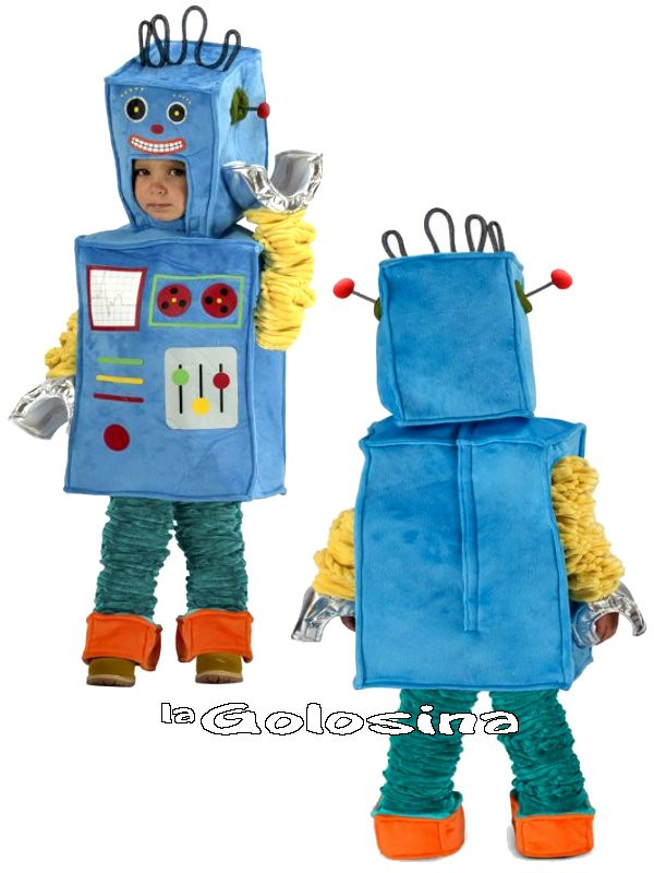 Disfraz De Robot Oso Para Niños