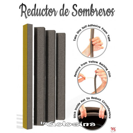 4 Cintas de espuma autoadhesivos - reductor sombreros