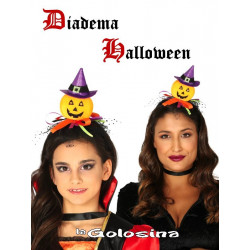 Diadema Halloween calabaza