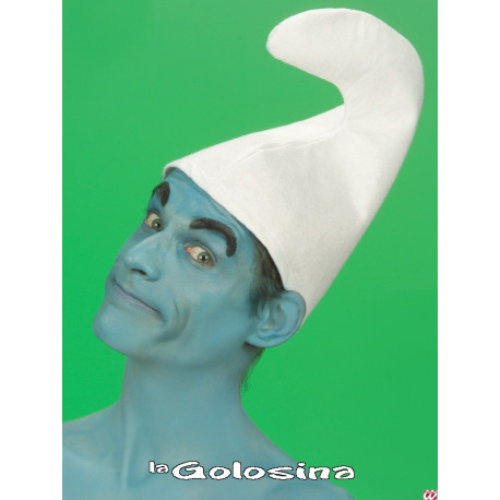Gorro pitufo blanco