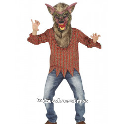 Disfraz Niña: Hombre Lobo.