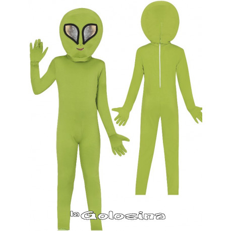 Disfraz Niño: Alien Verde.