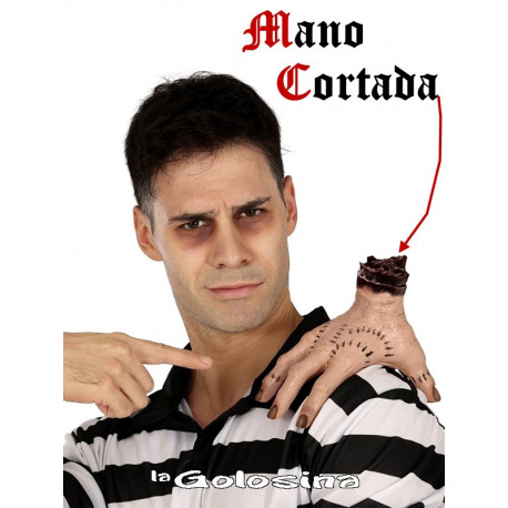 Mano muerto con elastico para hombro, 20 cm.