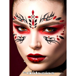 Tatuaje (Tatoo) Joyas faciales adhesivas.