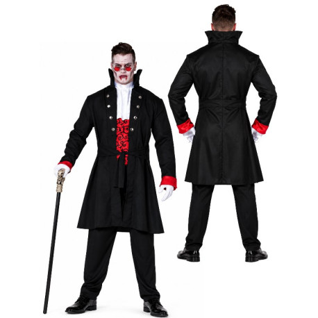 Disfraz Dracula, Vampiro chaqueta larga
