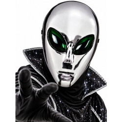 Careta Alien plateado