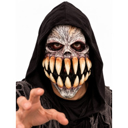 Mascara con capucha Alien dientes grandes