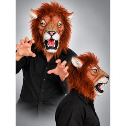 Careta Leon con pelo