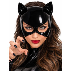 Mascara gato/a negra. (Catwoman).