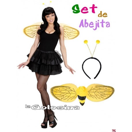 Set de Abejita alas y diadema